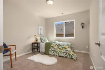 The third bedroom upstairs.