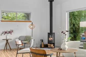 Cozy up by the fireside on cold winter nights with a cup of hot cocoa.