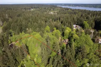 Top of the property off 114th