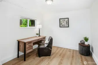 So much light, great place for an office.