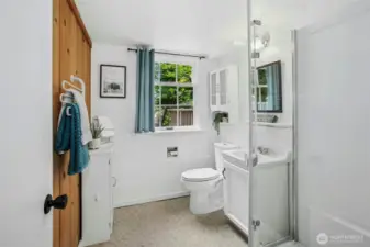 Lower level 3/4 bath.