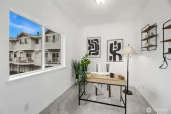 Bedroom or office on the main floor.