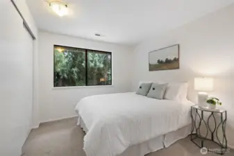 1 of 4 bedrooms upstairs.
