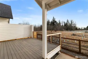 Private deck - This photo is for sample purposes only and not the actual home.