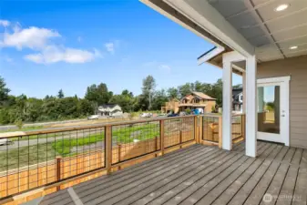 Private deck - This photo is for sample purposes only and not the actual home.