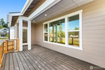 Private deck - This photo is for sample purposes only and not the actual home.