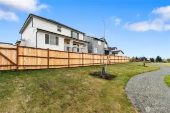 Backyard access to CHR Park