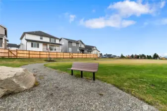 Backyard access to CHR Park