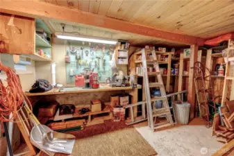 shop area lower level