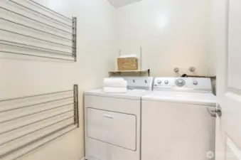 Laundry room.  Upstairs.