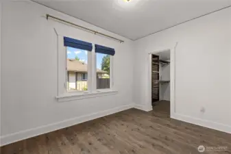 Primary Bedroom + Walk in Closet