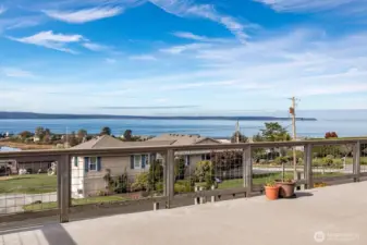 Watch salmon leap and eagles soar from your deck.