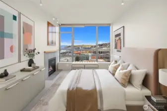 Virtually staged imagery