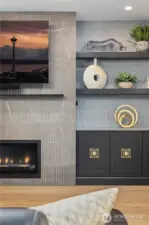 Designer touches throughout.