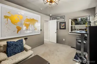 Third bedroom with walk-in closet.