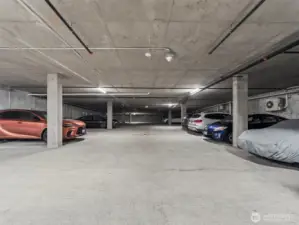Private indoor parking