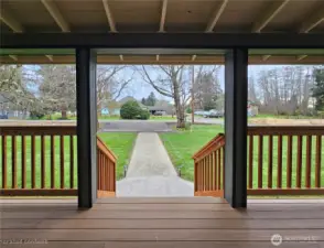 You're going to love the view from your big covered porch!