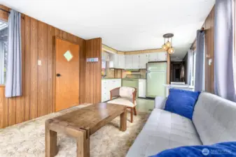 Living Room and on to the Kitchen