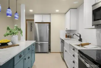 Lower level kitchen
