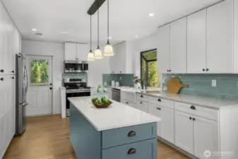 Upper level kitchen
