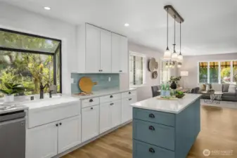 Upper level kitchen