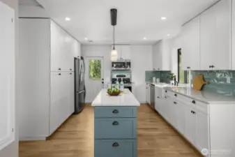 Upper level kitchen