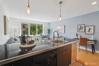 Fresh paint and new lighting make this unit move-in ready.
