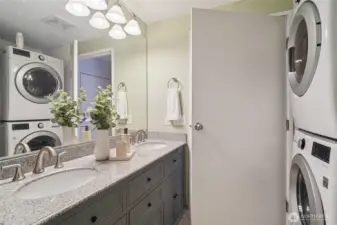 In-unit washer and dryer are included in the sale!