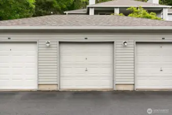Secure parking or additional storage, plus one extra permitted space.