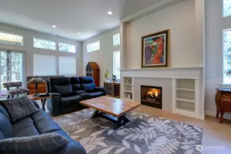 Great Room With Soaring Ceiling.