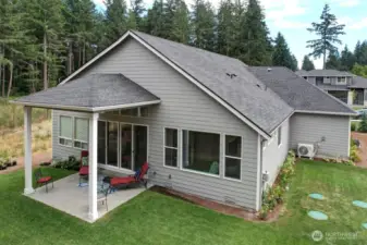 Outside Photo of the Back & Side Yard