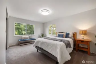 Large guest bedroom, one of 5+