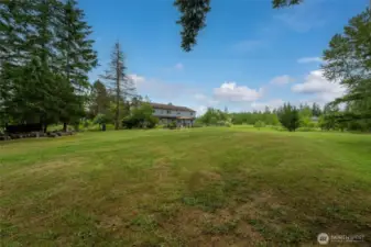 RV hook-ups around the property provide easy access to power and water.