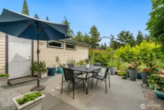 Patio Off of the Dining Room.
