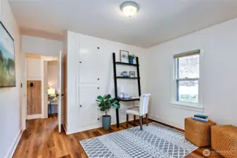 This nook is off the living room