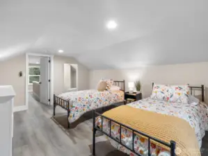 Large enough space to accommodate however you want to use tihis space, Would also make a great home office. (bedroom 3)