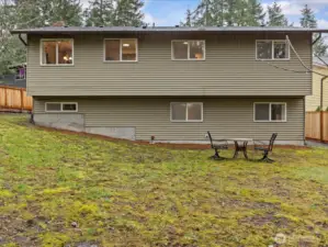 So much space to make your own backyard oasis.