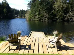 The lake is fun for recreation and bird watching.
