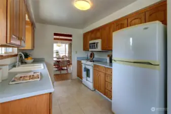 Spotless Kitchen with Matching Appliances