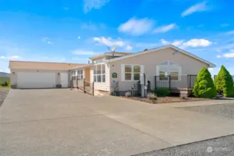 Paved driveway!