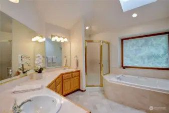 Primary Bath with double vanities