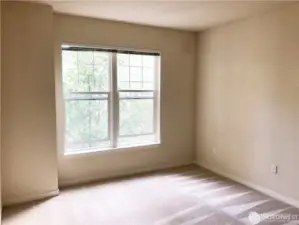 This is the view of the second bedroom which has the same view as the balcony.