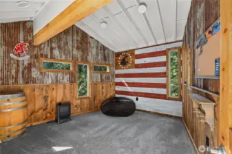 Inside the tree house