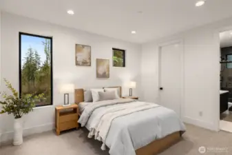 Queen suite on the upper level