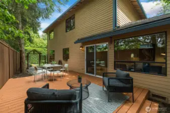 View from patio to north