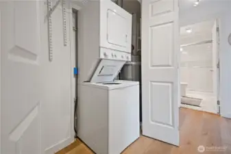 Enjoy the convenience of an in-unit washer and dryer, making everyday living that much easier and more efficient.