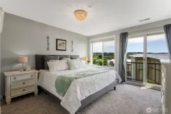Primary Suite with view of the Sound