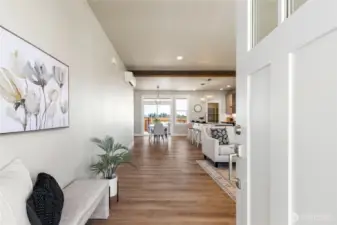 Staged  Entry - photo is for example purposes only and not the actual house.