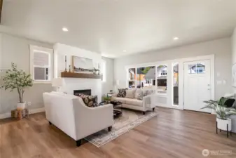 Staged  Living room - photo is for example purposes only and not the actual house.