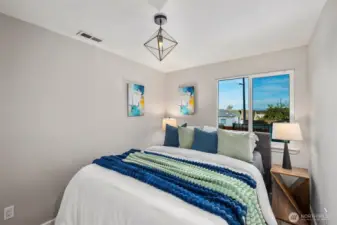 Downstairs, find bedroom number one - again, with beautiful eastern views to enjoy every morning.